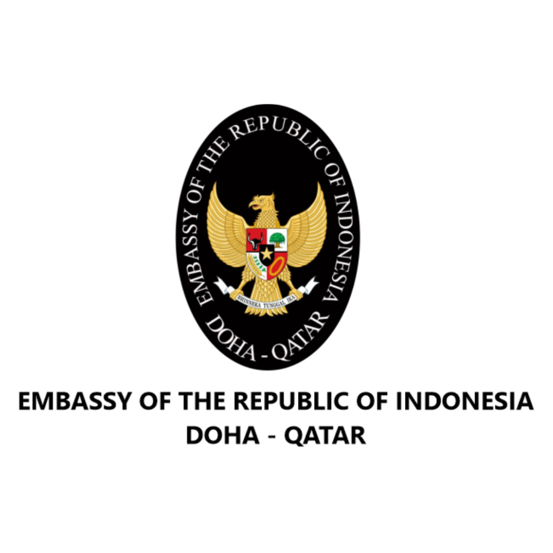 شعار سفارة جمهورية إندونيسيا في الدوحة، قطر 