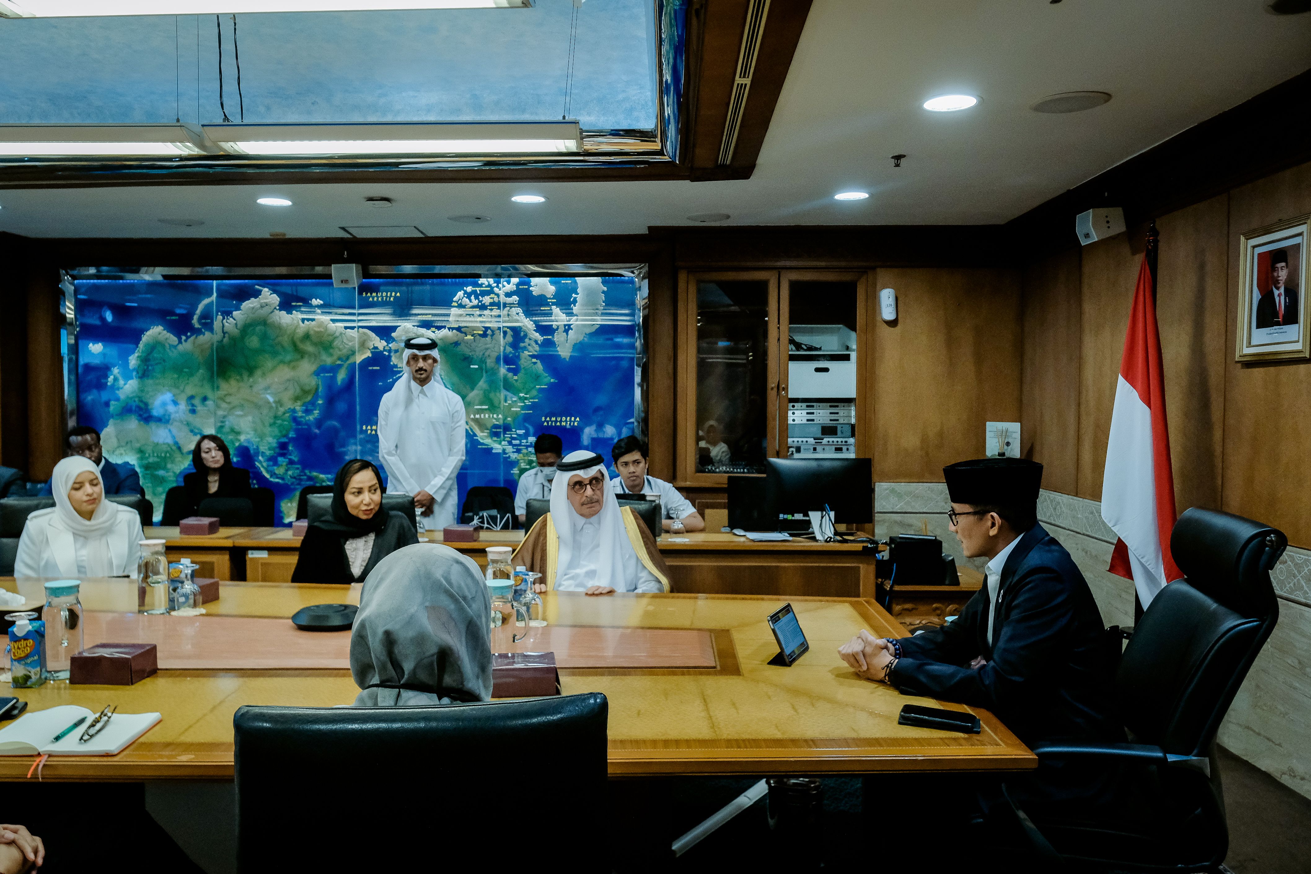 Qatari Delegation in Indonesia.