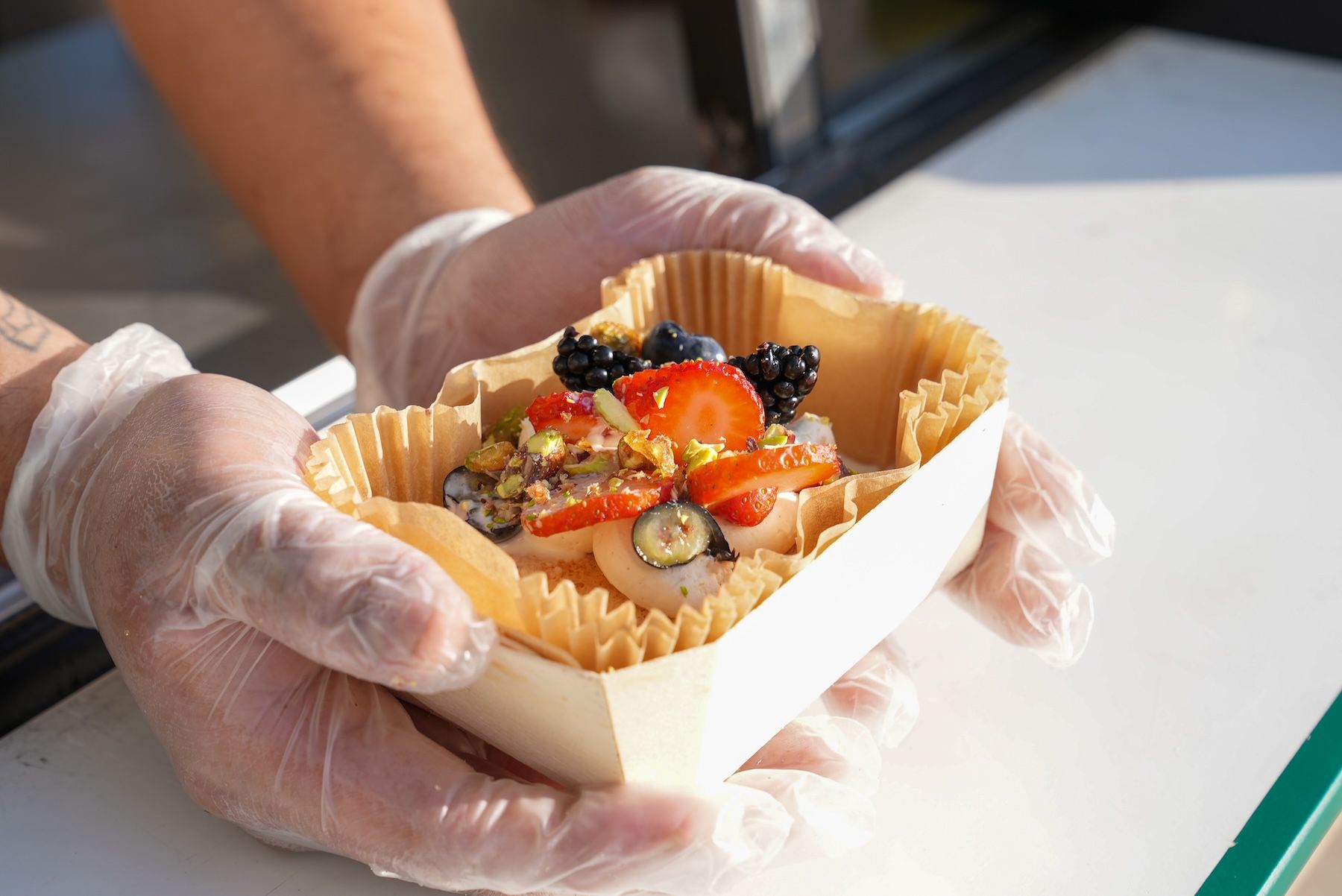 شاحنة الطعام اللاتيني المؤقتة