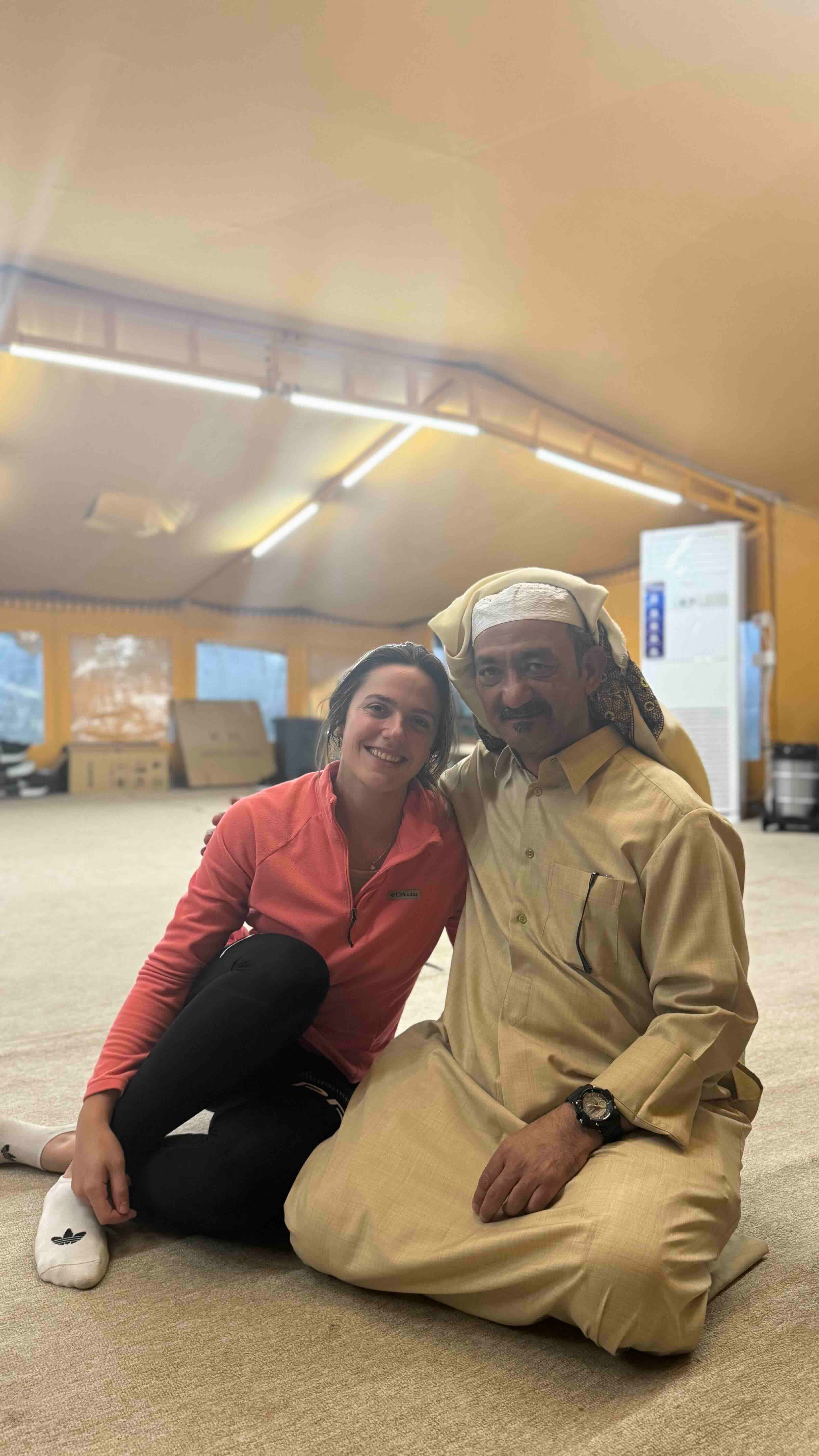 Maria Belén Interview At Sealine camp with Ahmed (Our first Qatari friend) -  AR .jpg