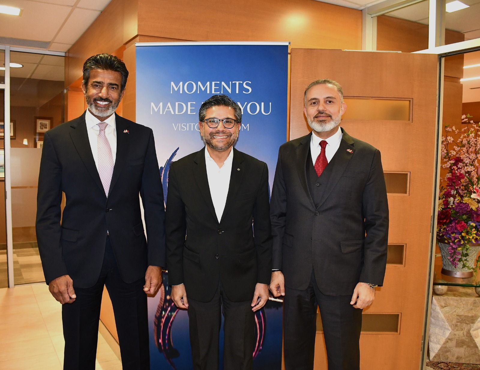Mohammed Al Kuwari (left); Yasir Abbas Naqvi ECO MPP (middle); HE Tariq Ali Faraj Al-Ansari (right).jpeg