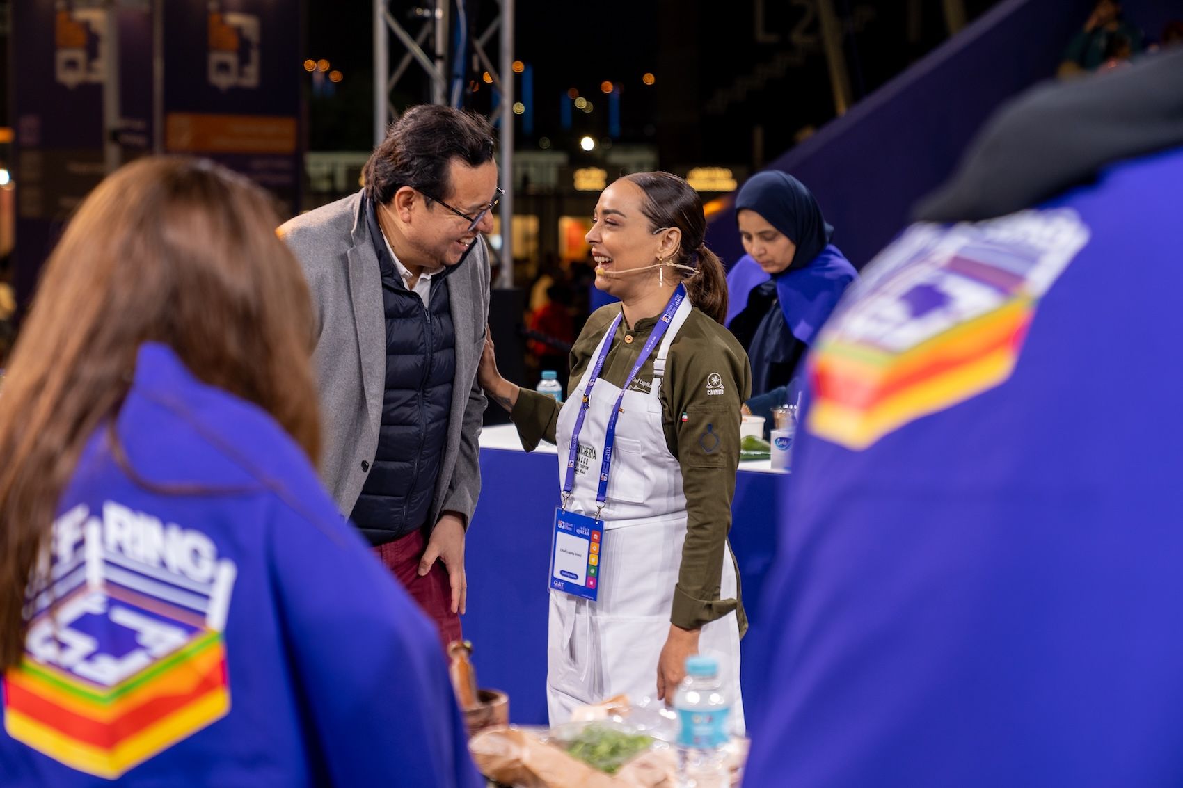 Mexican Chef Lupita Vidal at QIFF Ring during the Qatar International Food Festival 2026