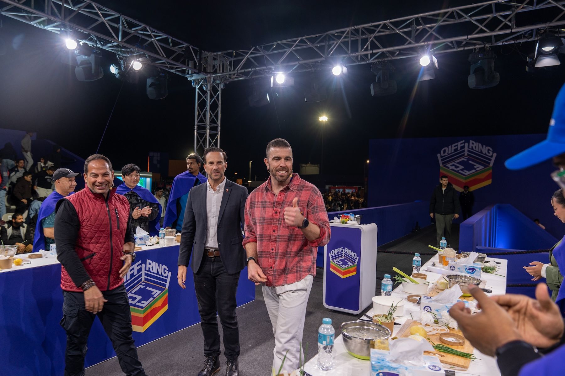 Chef Andy Hay in the QIFF Ring at Qatar International Food Festival 2026