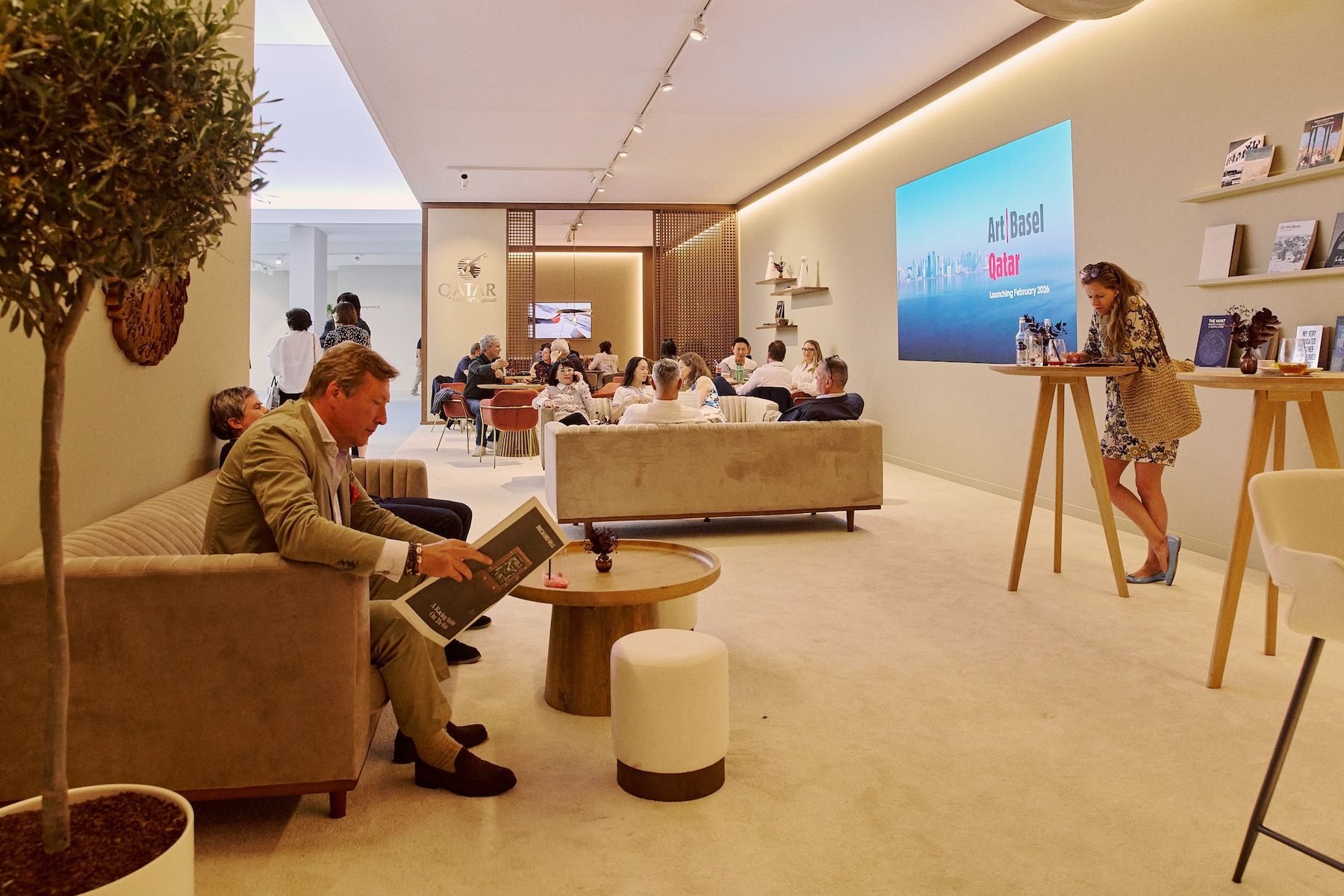 Qatar Pavilion at the Collectors Lounge at Art Basel in Basel 2.jpg