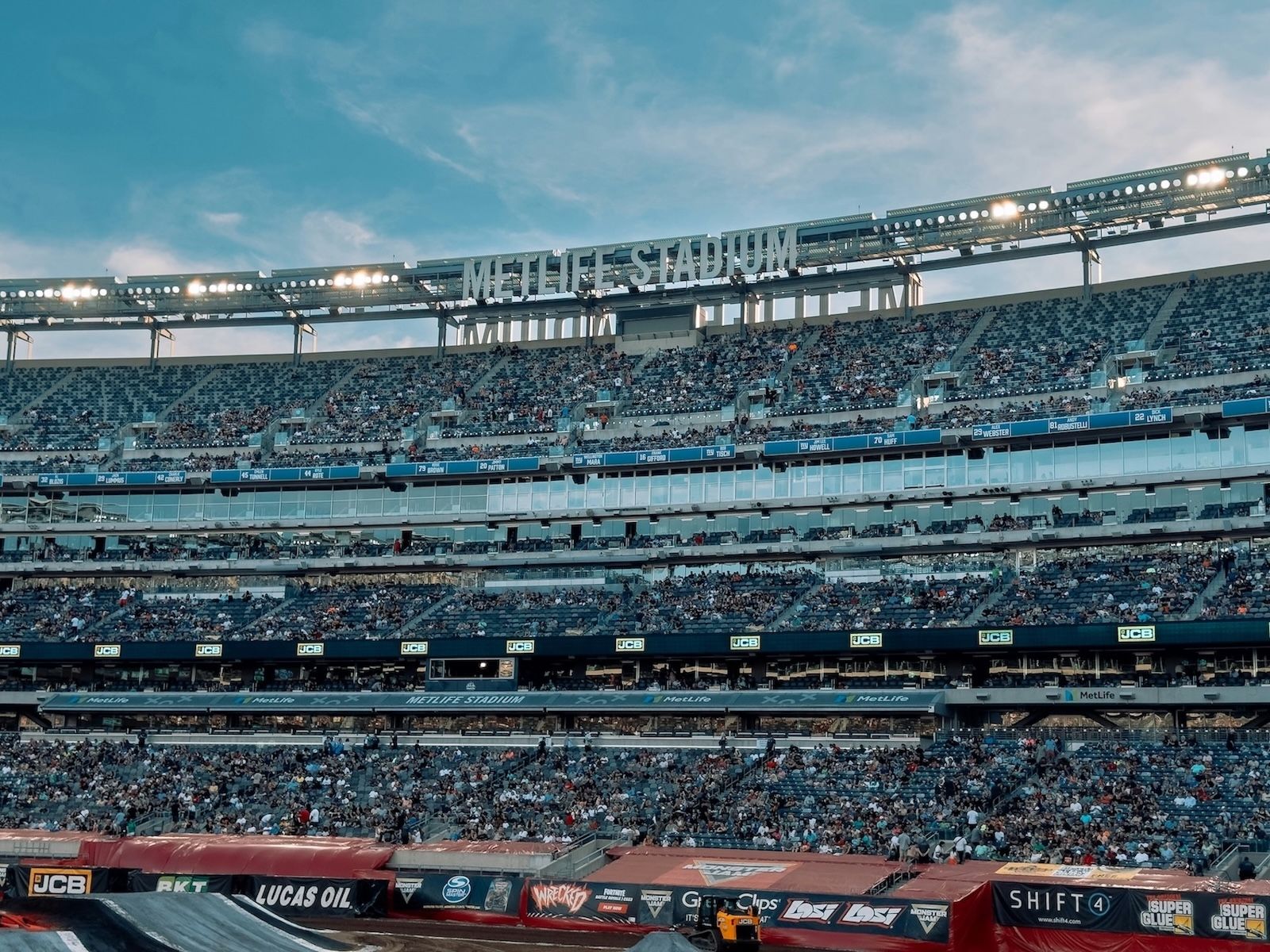 MetLife Stadium terraces in New York