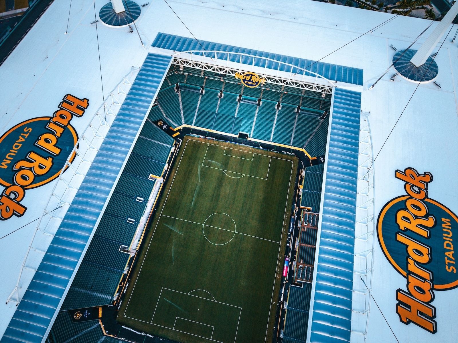 aerial view of the Hard Rock Stadium in Miami, Florida