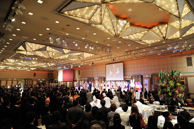 A performance for guests at the Qatar-Japan 2012 Year of Culture Inauguration in Tokyo.