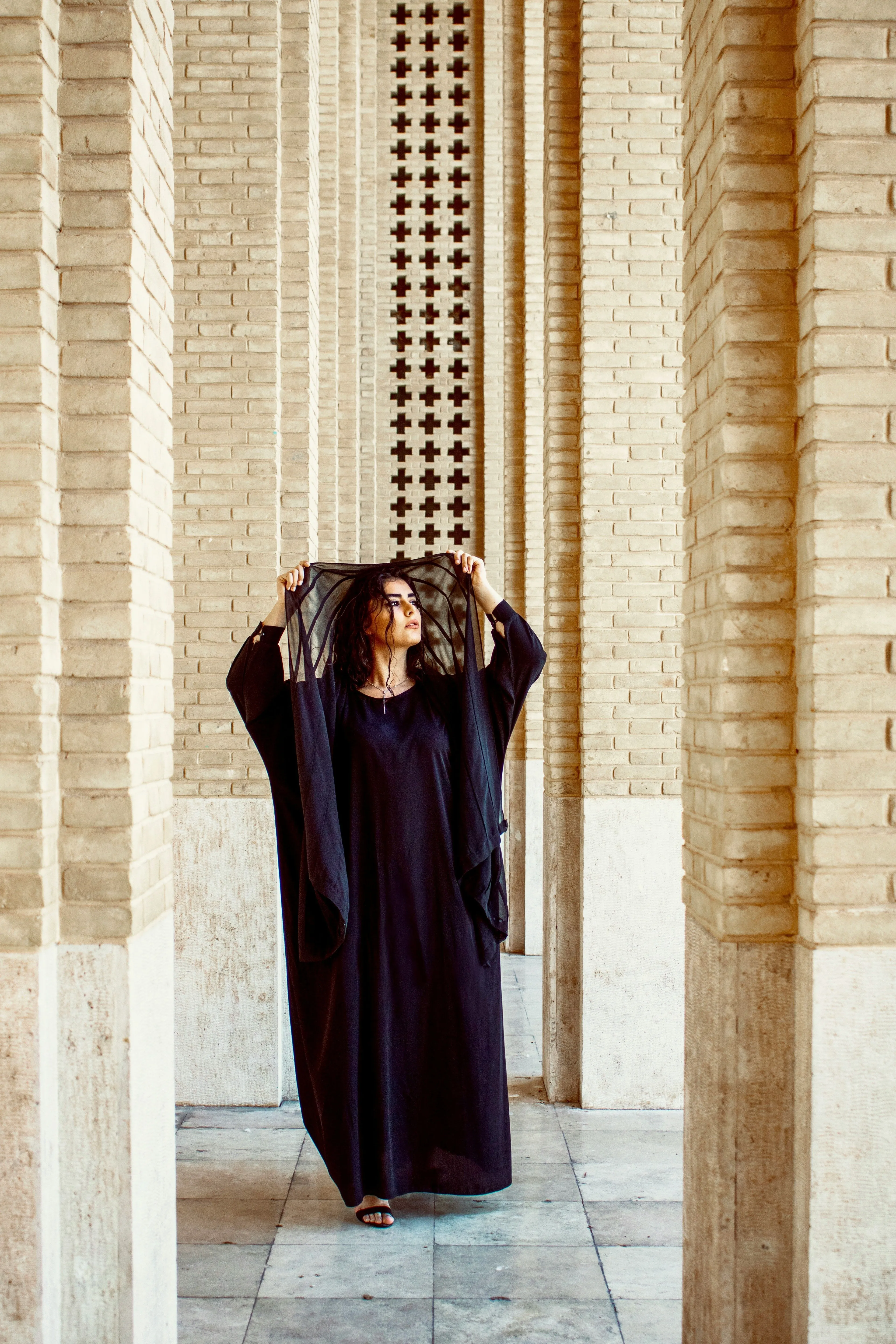 layering midi dress Marine Layer Darcy Smocked Maxi Dress